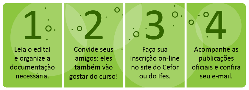 Etapas do processo seletivo